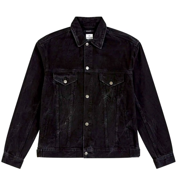 Ksubi Other - NWOT Ksubi Black Marbled Oh G Denim Jacket